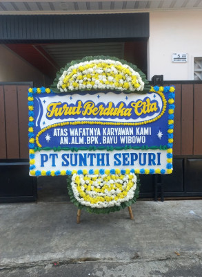 Papan Bunga Duka di Jeruklegi